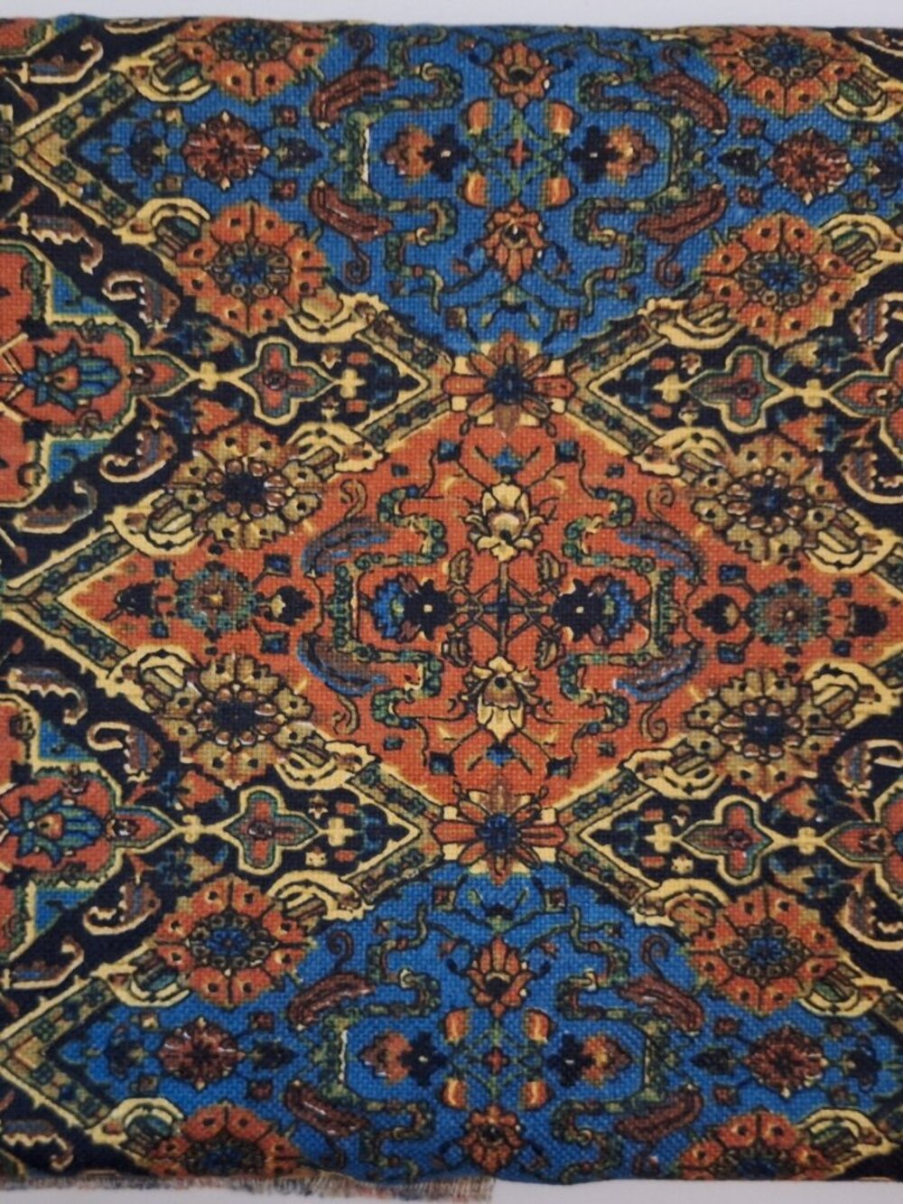 Shiraz Pattern Upholstery Magic Carpets Collection Warner & Sons Ltd 103"x54"